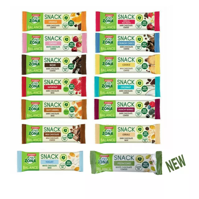 Enerzona Snack Balance 40-30-30 Enervit Box 10/30 Barrette Proteiche Bilanciate