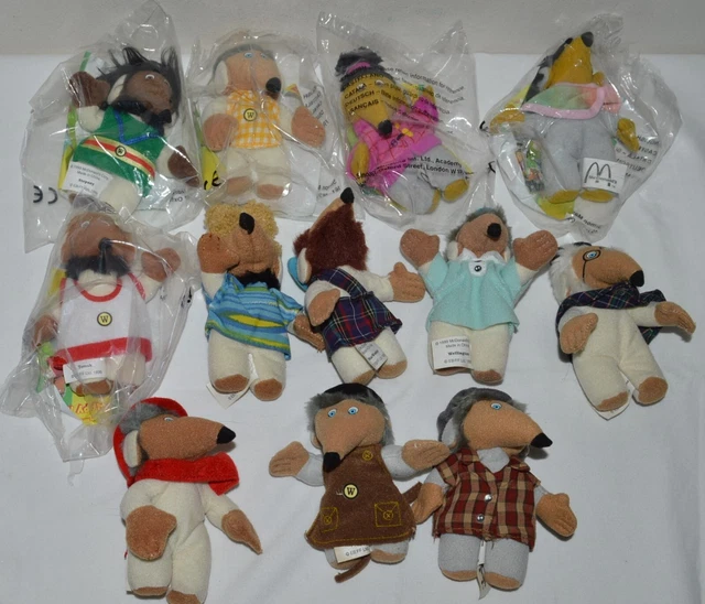 McDonalds - THE WOMBLES of WIMBLEDON COMMON - COMPLETE SET - NEW & USED