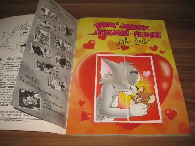 Tom & Jerry (Panini/Turner 1995) Sammelbild Sticker Album beklebt fast komplett 3