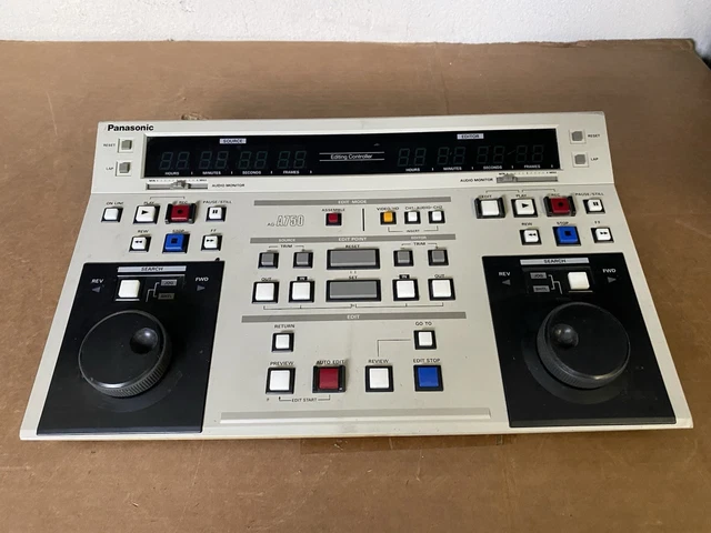 PANASONIC AG-A750 VIDEO Editing Controller Console VTR Editor
