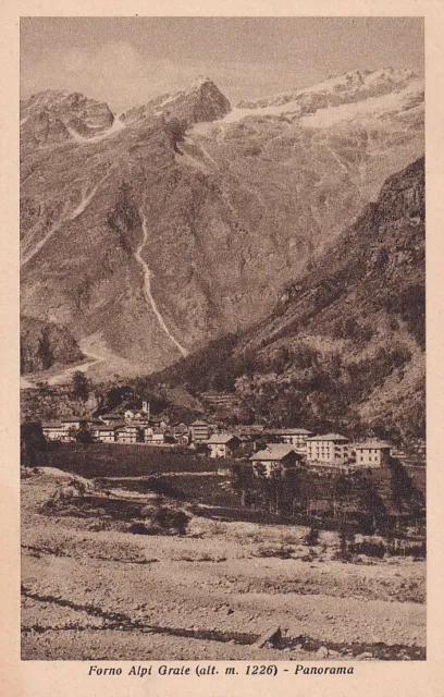 Torino - Groscavallo - Forno Alpi Graie - Panorama - fp vg 1934