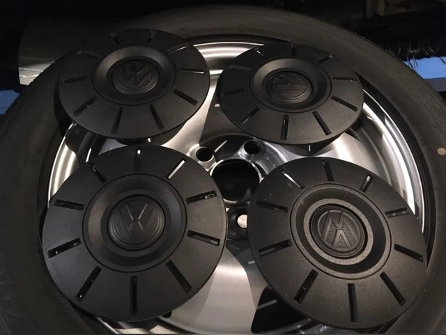 Vw Rim Covers CENTRE CAPS VW transporter T5 T6 steel wheels , plastic trims bolt ...