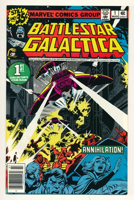 Marvel Battlestar Gallactica Issue #1 Comic Book Annihilation! 9.2 NM- 1979