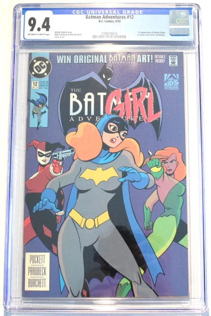 Batman Adventures #12 CGC 9.4 OW/W DC 1993 1st Harley Quinn, Better High Grade