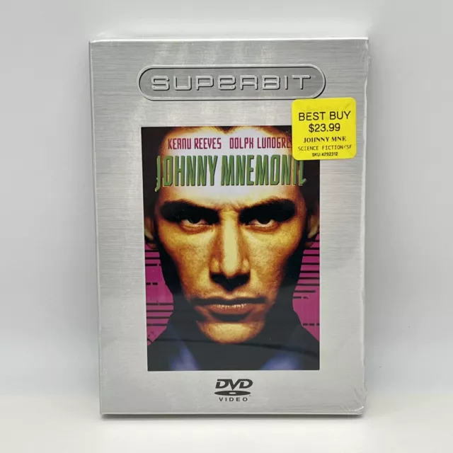 Johnny Mnemonic (DVD, 2001, The Superbit Collection, Widescreen) New Sealed Johnny Mnemonic (DVD, 2001, The Superbit Collection, Widescreen) New Sealed