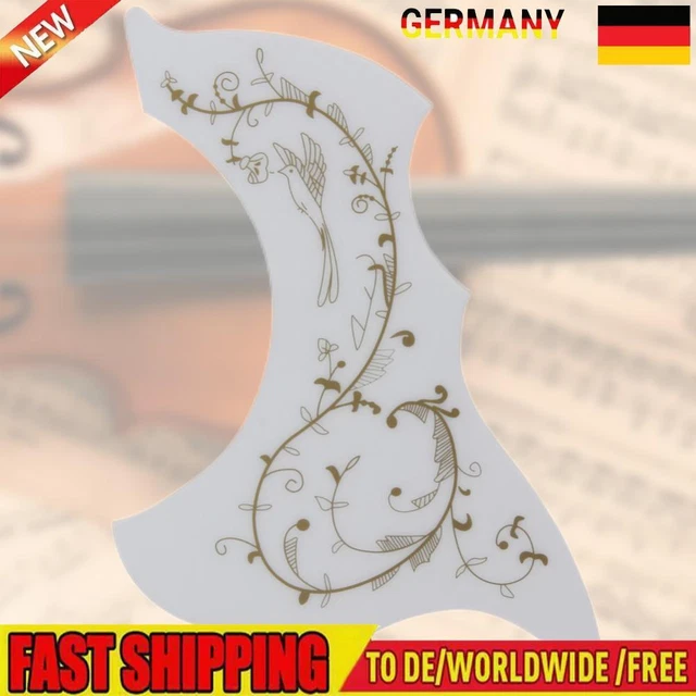 Akustische Gitarre schlagbrett Pick Dickquard selbstklebend Zelluloid vorne Schu