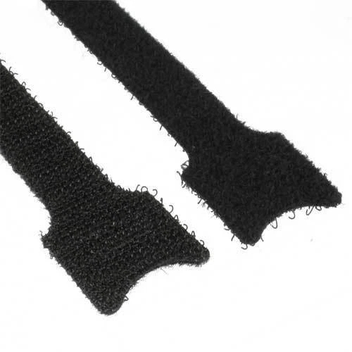5x fascette InLine® 12x200mm, chiusura velcro, 10, nere
