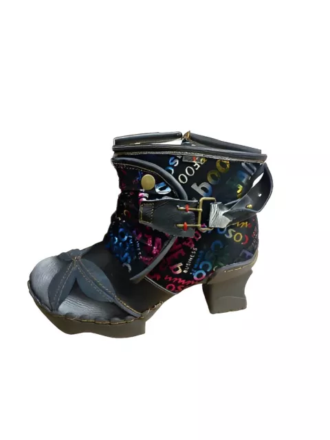 TMA 9011 Femme Bottines Cuir Véritable Bottes Fourrées Noir Gr. 36 Neuf
