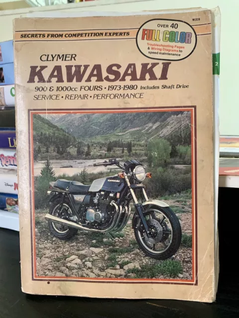 CLYMER 1973-1980 KAWASAKI 900cc & 1000cc FOURS SHOP MANUAL