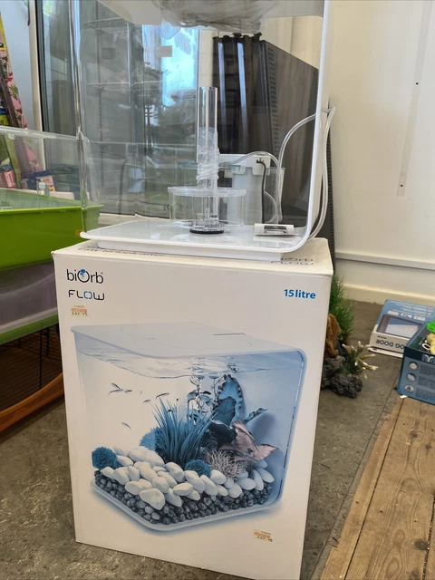 Oase Biorb Flow 15L  Fish Tank Aquarium Coldwater Tropical Heater Led