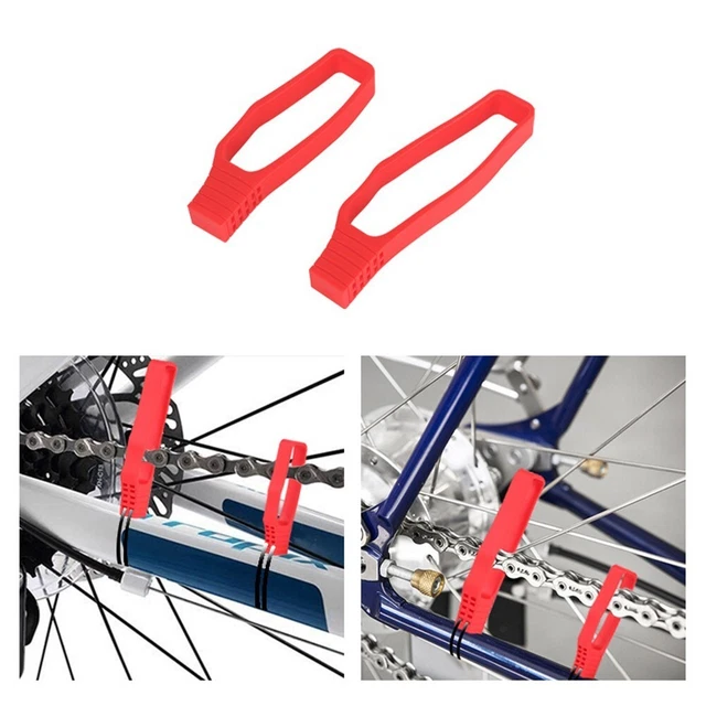 Protection De Chaîne De Vélo En Silicone - Entretoises Réglables Pour Cadre