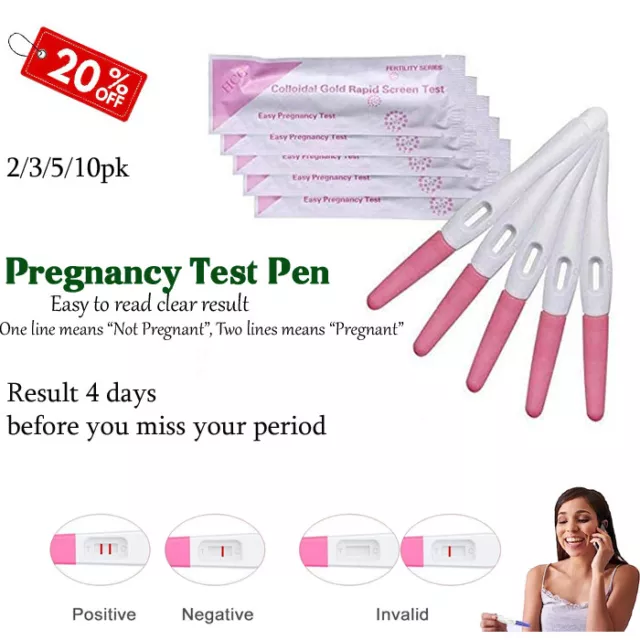 Pregnancy Test Sticks Midstream Early 99% Accuracy Urine Testing Home Kit