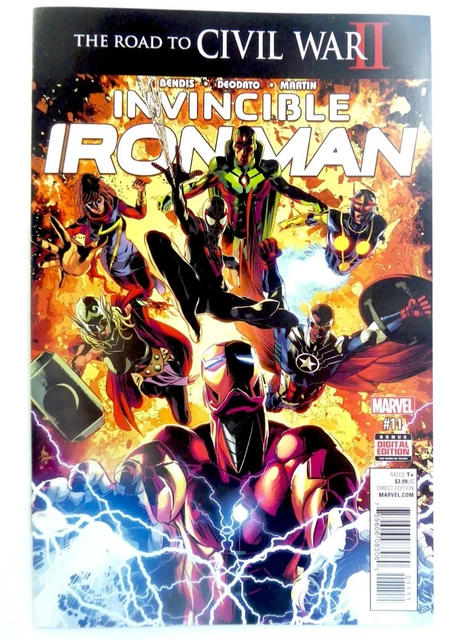 Marvel INVINCIBLE IRON MAN (2016) #11 RIRI WILLIAMS App NM (9.4) Ships FREE!