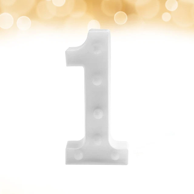 Un segno per il primo compleanno luce notturna LED insegne cuore ragazza