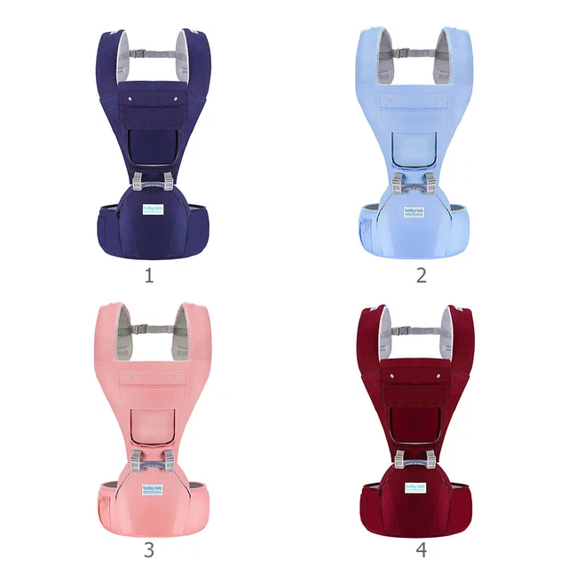 Asiento de cadera para canguros multifuncional 3 en 1 portabebés ergonómico LAB para recién nacido