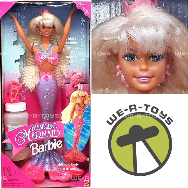 BUBBLING MERMAID BARBIE Doll 1996 Mattel 16131 64.18 PicClick UK