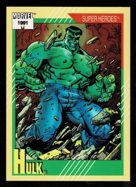 1991 Marvel Universe #53 Hulk | Series 2 | Super Heroes | Impel