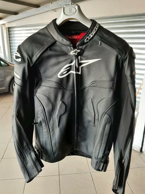 1100 Alpinestars ALPINESTARS FASTER V2 GIUBBINO MOTO IN PELLE SPORTIVO TAGLIA 48 
