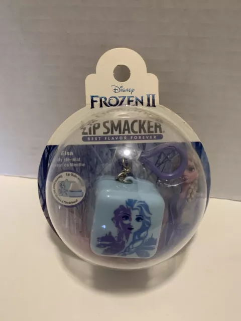 Frozen II Disney Lip Smacker Lip Balm Cube Key Chain (Elsa) Magical Glow Berry