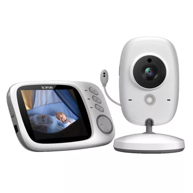 Babyphone mit Kamera Video LCD Babyfon Monitor VOX Temperatursensor Bewegungs