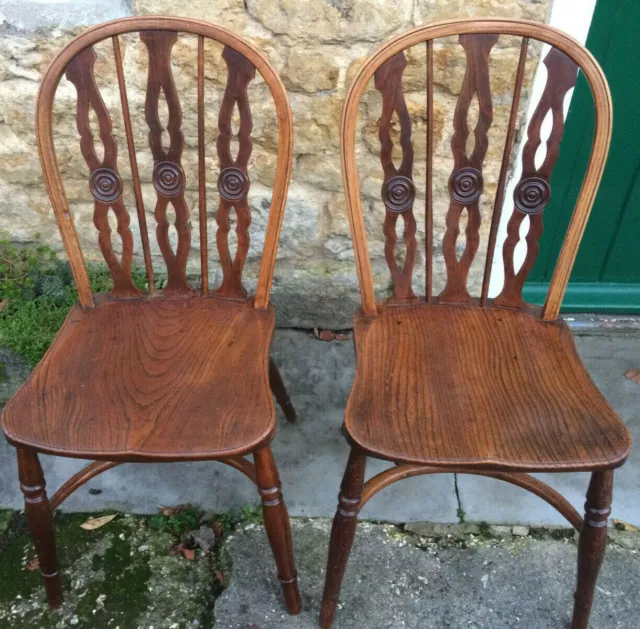 Antique Windsor Chairs Prior family Uxbridge Thames Valley 1820 Georgian 19th 