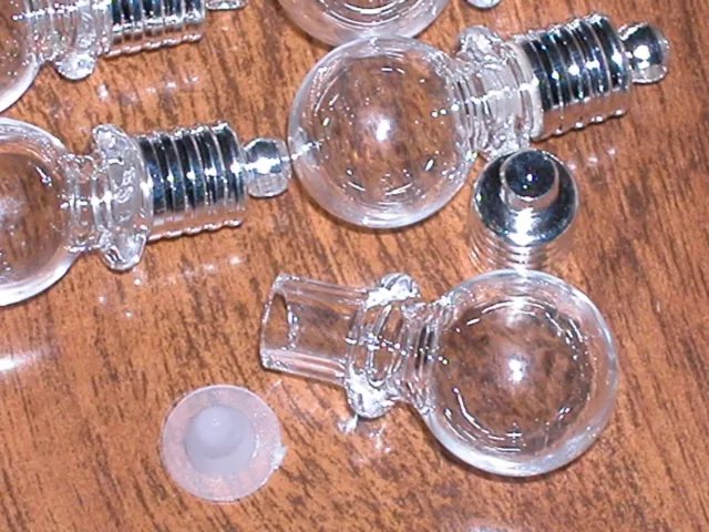 10 Magic Fairy bottles vial small crystal ball Lot fill glitter sand 2