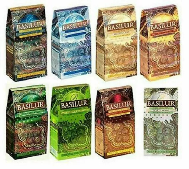 Basilur Ceylon Tea Oriental Collection Té de Hojas Sueltas 10 Variedades...