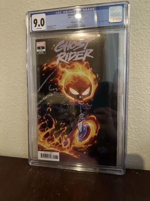 Ghost Rider #1 CGC 9.0 Skottie Young Variant 2022 Marvel Comics Ghost Rider New