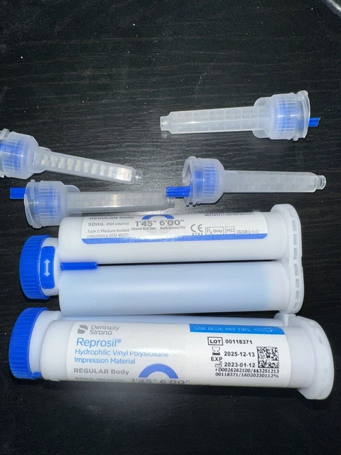 Dentsply Reprosil Hydrophilic Vinyl Polysiloxane Cartridge With Tips