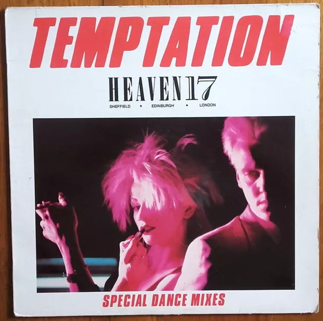 DISQUE VINYLE MAXI 45t 12" HEAVEN 17 « Temptation » POP FRANCE 1983