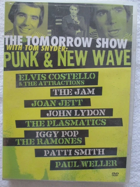THE TOMORROW SHOW With Tom Snyder: Punk & New Wave DVD NUEVO