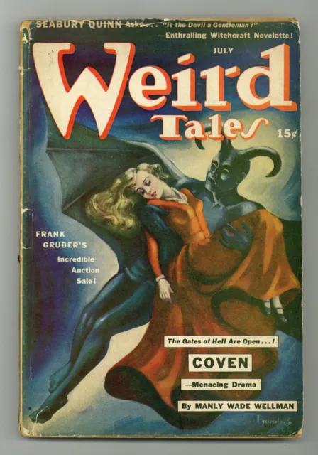 Weird Tales Pulp 1st Series Jul 1942 Vol. 36 #6 GD 2.0