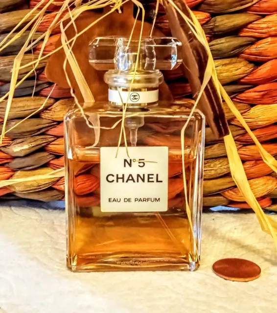 VINTAGE WOMEN'S PERFUME *Chanel No 5 Parfum Spray 1.7 oz, Used 3/4