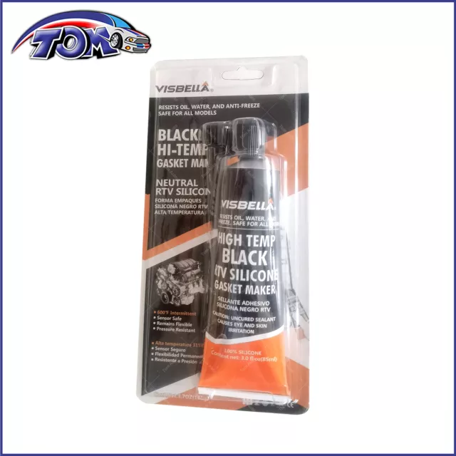 RTV Silicone 600°F Hi-Temp Gasket Maker 85g Water/Oil Resistant ,3.oz  NEW