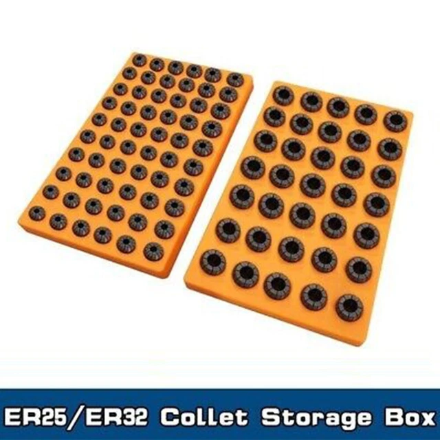 Workshop ER Collet Box CNC Machine-Tools ER25/35 Finishing Rack Orange