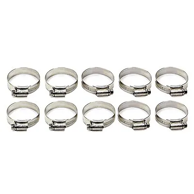 Samco Sport Hcb/45(10) 45Mm-1-3/4In Hose Clamps 10Pk Hose Clamp, Worm Gear, 35-4