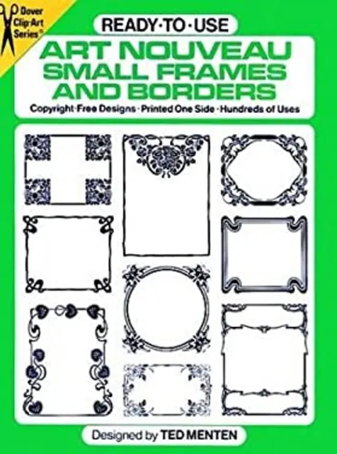 Art Nouveau Small Frames and Borders Novelty Theodore, Menten, Te