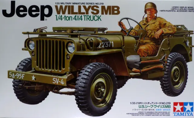 Tamiya 35219 - 1:35 US Jeep Willys MB 1/4-ton 4x4 Truck