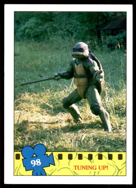 TMNT Topps Movie Cards (1990) Tuning Up! No. 98