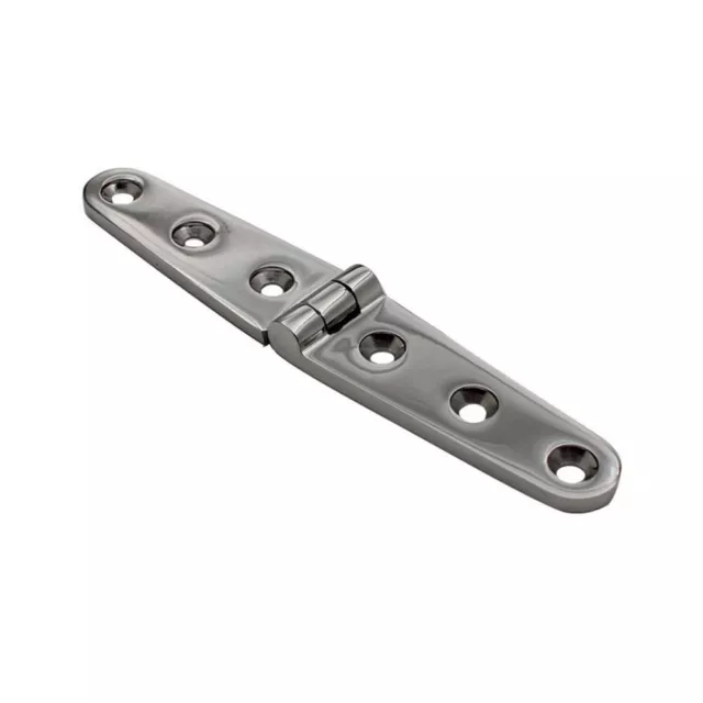 Motorboat and Sailing Marine Deck Strap Hinge 316 Stainless Steel 152*28mm 3