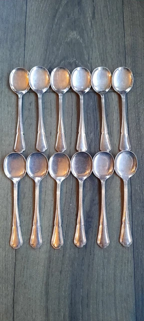 Lot De 10 Couteaux Ercuis Modèle Contours Victoria - Couverts Argentés Occasion