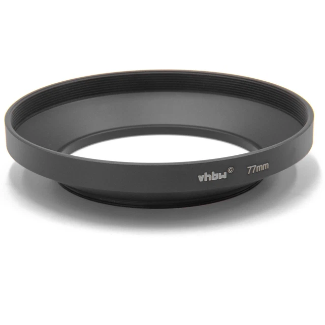 Paresoleil Grand Angle Métal 77mm noir pour Sigma 70-200 mm 2.8 EX DG OS HSM