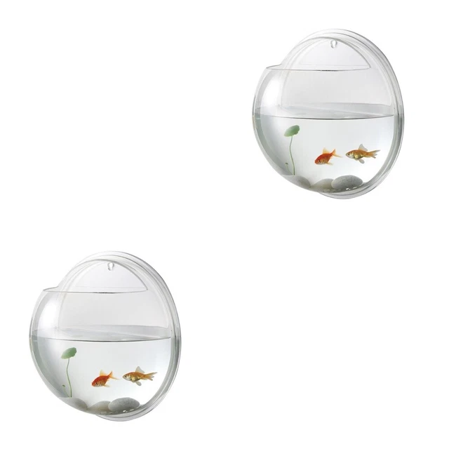 Hanging Betta Fish Tank Wall Aquarium Hanging Fish Bowl Sphere Aquarium