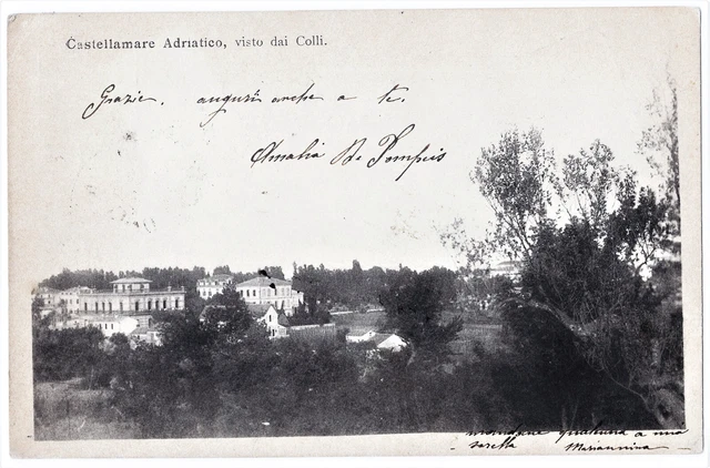 Abruzzo - Pescara - Castellammare Adriatico Visto Dai Colli - F.p. Viagg. - 1902