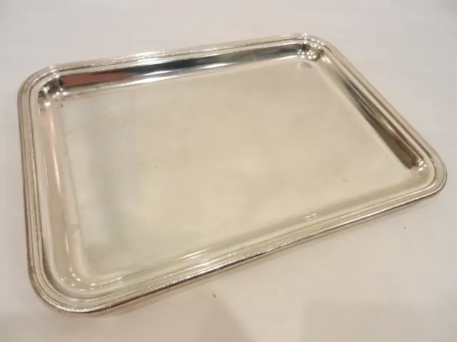 Sambonet SBT Rectangle SIlverplate Serving Tray 11 x 8" Large SIze Made in Italy