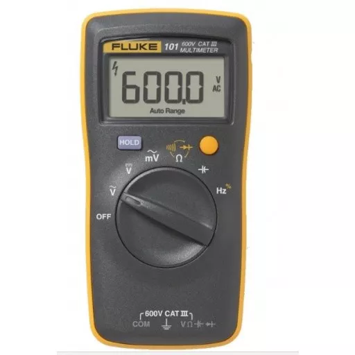 NEW Fluke 101 Basic Handheld and Easily Carried Digital Multimeter CAT III 600V