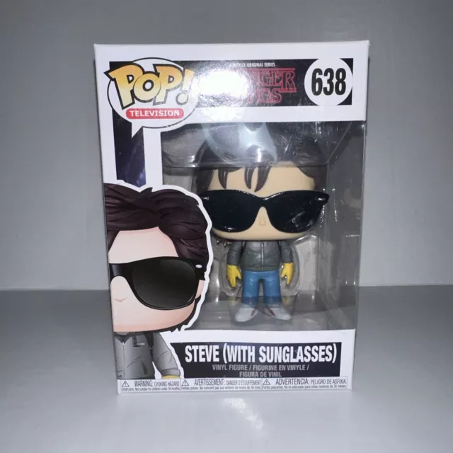 Steve Funko POP! #638 Stranger Things Netflix With Sunglasses NEW