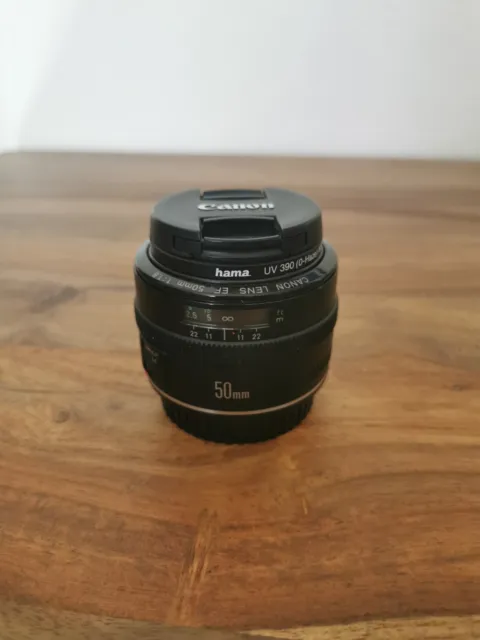 Objectif Canon EF 50mm 1.8 + Filtre UV HAMA