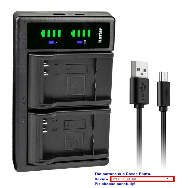 Kastar Battery LTD2 USB Charger for Ricoh DB-60 DB-65 Ricoh GR G600 G700 G700SE