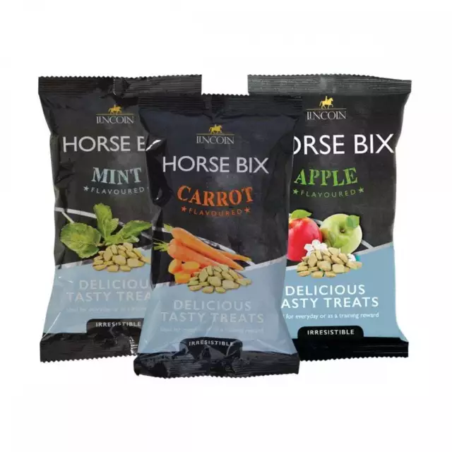 Lincoln Horse Bix Treats 150g-1kg Apple/Peppermint/Carrot/Banana